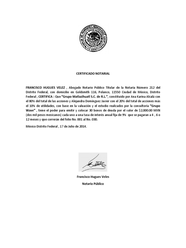 ¿Qué es la Certificación de Firma y Sello Notarial?