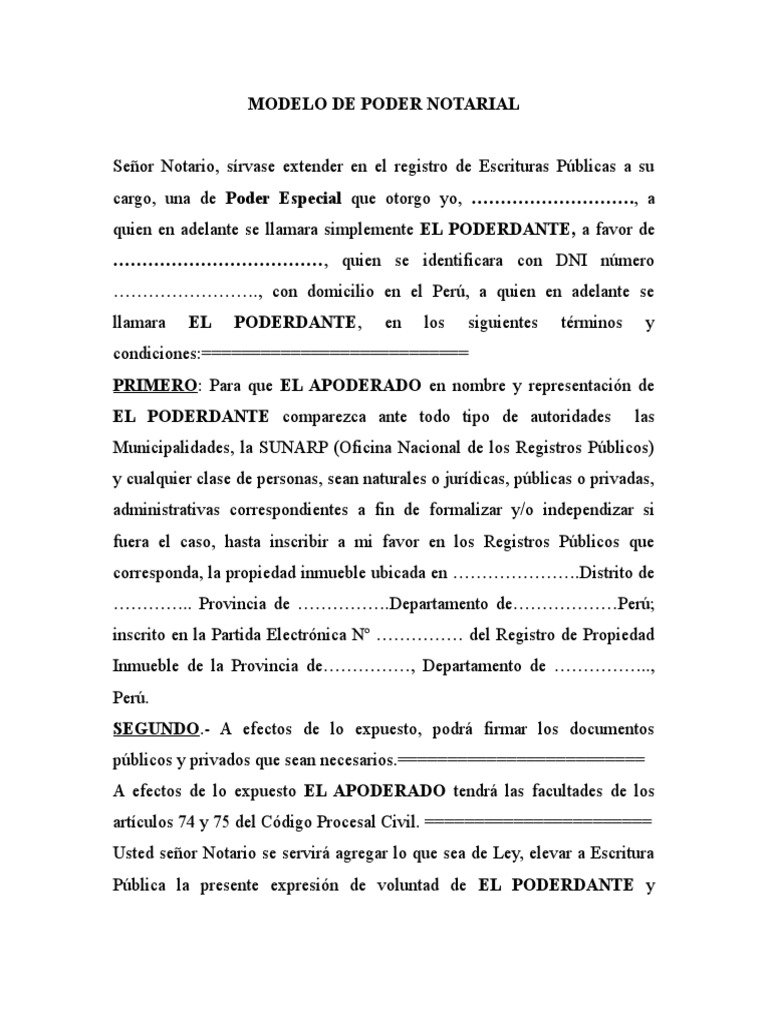 ¿Qué es un Poder Notarial y Por Qué lo Necesitas?