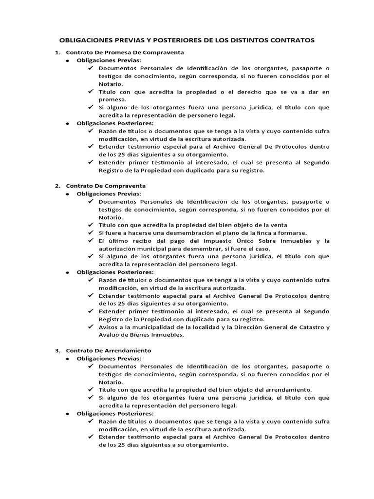 Aspectos Clave a Considerar y Obligaciones Posteriores