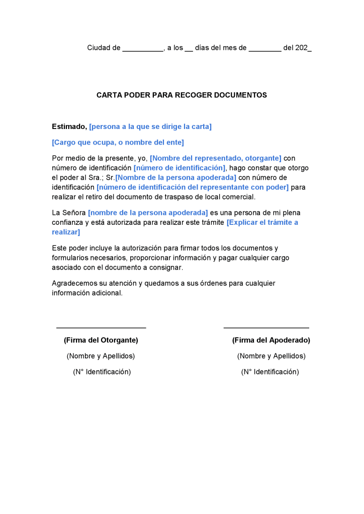¿Cuándo es Necesario un Poder para Retiro de Documentos?