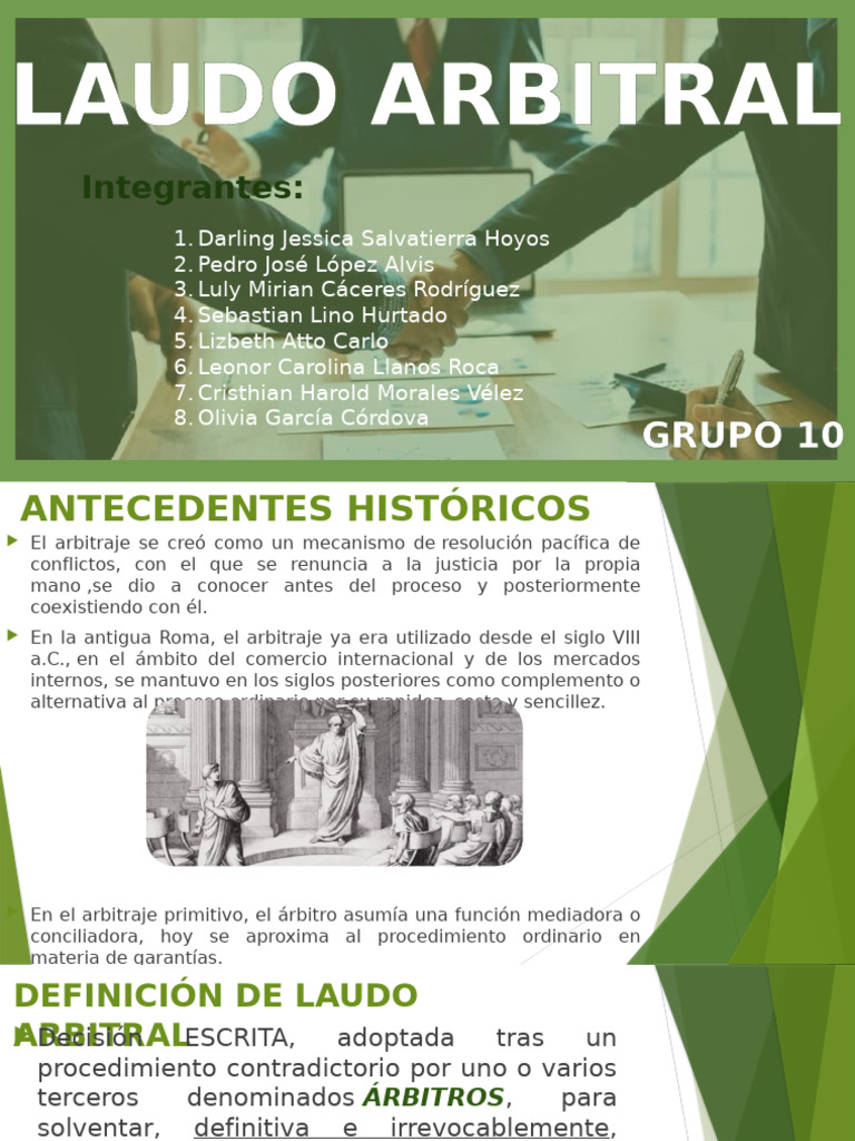 ¿Qué es la Protocolización de un Laudo Arbitral?